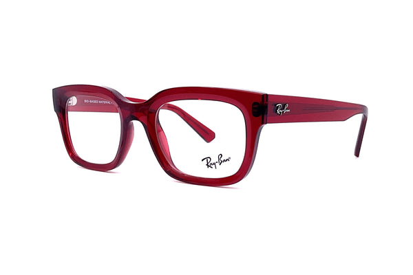 Ray-Ban - Chad Wide (Polished Transparent Red)