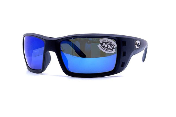 Costa - Permit (Matte Black | Blue Mirror Glass)