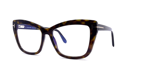 Tom Ford - Blue Block Square Cat Eye Opticals TF5826-B  display picture 1