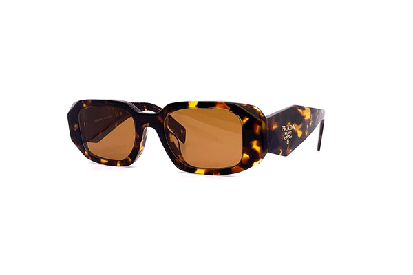 PRADA Tortoiseshell Sunglasses Gold Logo 【公式通販】