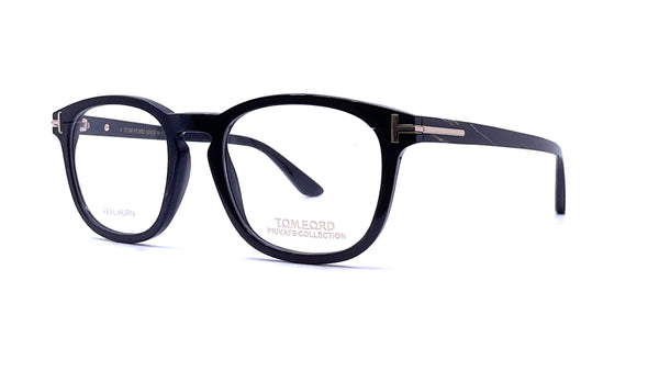 Tom Ford Private Collection - Soft Square Optical (Black Horn)