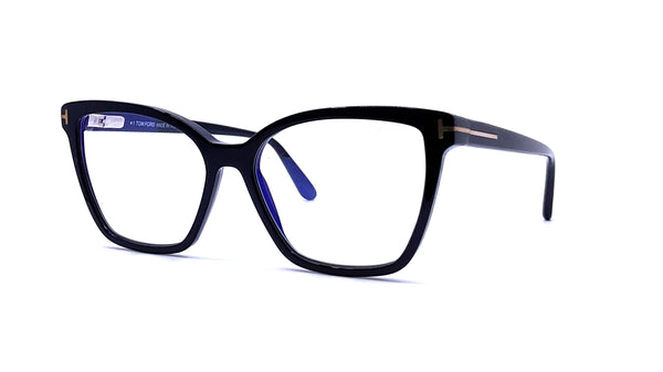 Tom Ford - Blue Block Cat Eye Opticals TF5812-B (001)