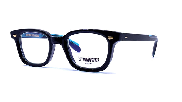 Cutler and Gross - 9521 Small (Teal on Black)