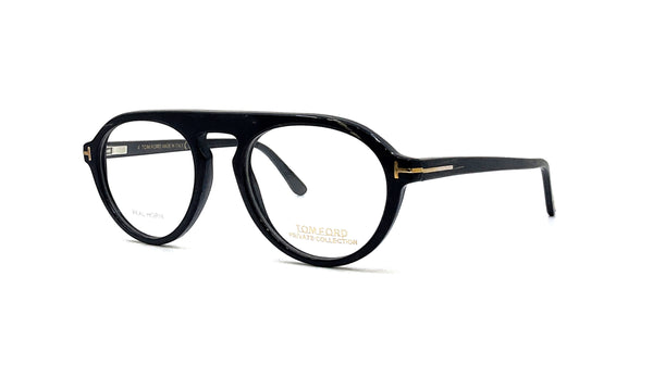 Tom Ford Private Collection - Pilot Horn Optical (Black Horn)