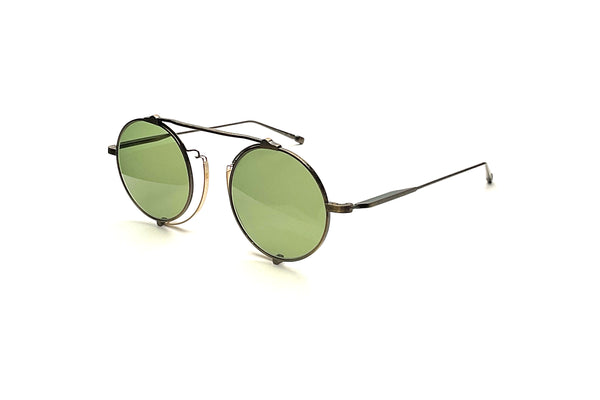 MATSUDA M3154 AG（アンティークゴールド）　サングラス Matsuda M3154 Unisex Gold Round Sunglasses – Otticanet USA