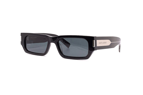 サングラス SAINT LAURENT Woman Sunglasses Black SL660 001 Saint Laurent SL 660 Sunglasses 001 Shiny Black - eye-oo.com