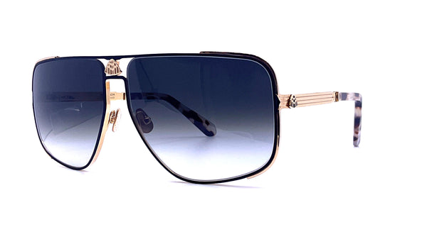 Maybach Eyewear - The Presenter I (Champagne Gold/Black Laquer/Milky Brown Tortoise)