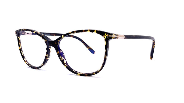 Tom Ford - Blue Block Soft Round Opticals TF5616-B (Havana) – Good