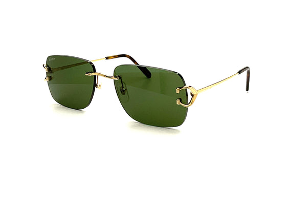 Cartier C Decor CT0330S-005 Gold Frame Sunglasses Cartier CT0330S 005 59 Men Sunglasses – Lexor Miami main image 3
