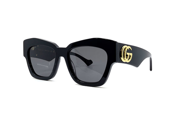 GG1422S - Gucci Black Sunglasses with Gold accents Gucci Sunglasses GG1422S-001 55 – Leigh main image 2