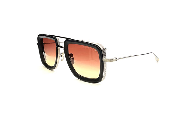 サングラス DITA Dita - DUBSIGNAL - YELLOW GOLD (DUBSIGNAL YELLOW GOLD) Dita Dubsignal DTS465 01 Sunglasses Yellow Gold Black - eye