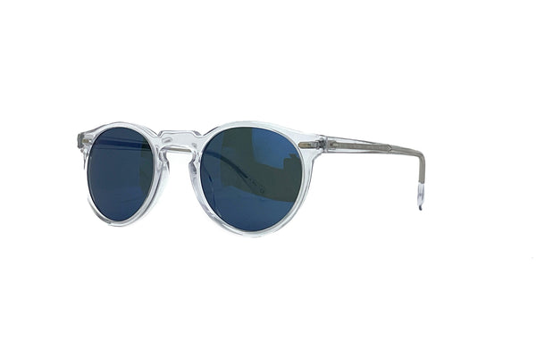 Oliver Peoples - Gregory Peck Sun [47] (Crystal | Zeiss Blue Mirror)