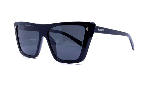 PRADA オーバルサングラス SPR21H Prada Eyewear プラダ シンボル オーバルサングラス | ブラック