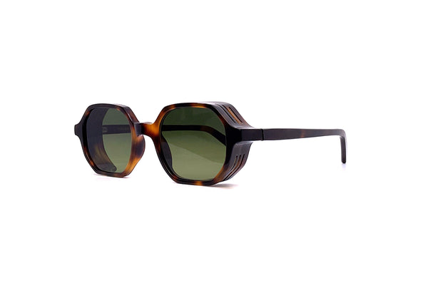  HOURGLASS ルビー　50カラット Zanzibar Metal Explorer Gold / Havana Maculato 39 // Blue - L.G.R