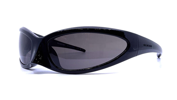 Balenciaga BB0278S L (60 - 16) with Violet lenses and Silver