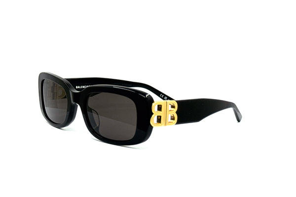 極美品✨BALENCIAGA BBロゴ　サングラス　ブラック　BB0310SK Balenciaga - BB0310SK (001) – Good See Co.