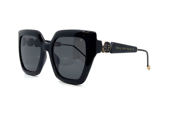 PHILIPP PLEIN SAESMSC4015PLE010N01 関税送料込 Philipp Plein Sunglasses SPP 042 W 0700 Black at Amazon