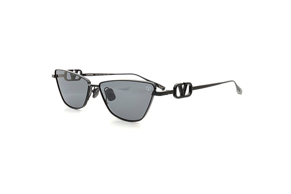 VALENTINO キャットアイサンクラス VLOGOSIGN VLS135A61BLK Valentino Vlogo Sign Women Black Cat Eye Sunglasses