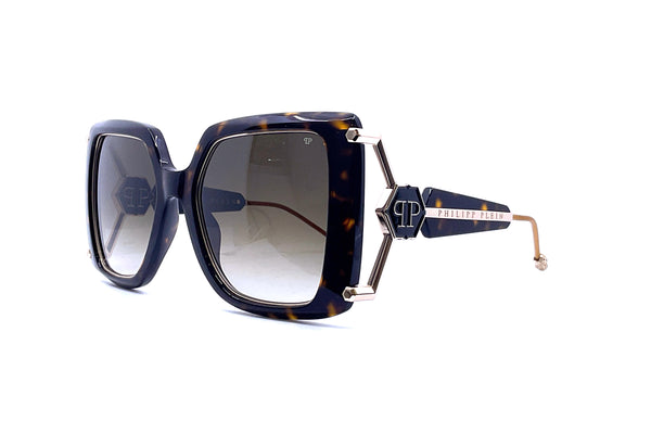 サングラス PHILIPP PLEIN Woman Sunglasses Brown SPP136M HAVANA SPP136M Sunglasses - Philipp Plein Authorized Retailer