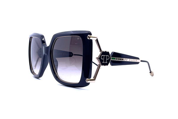 PHILIPP PLEIN スクエアフレムサンクラス SPP121S 0700 Philipp Plein - Plein Queen SPP121S (Black) – Good See Co.