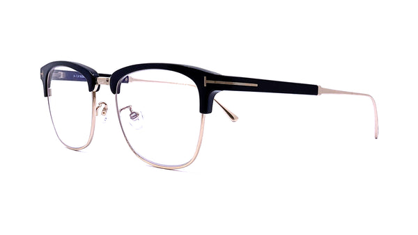 【新品】トムフォード FT5590-B Blue Control Tom Ford - Blue Block Browline Opticals TF5590-F-B (Shiny Black