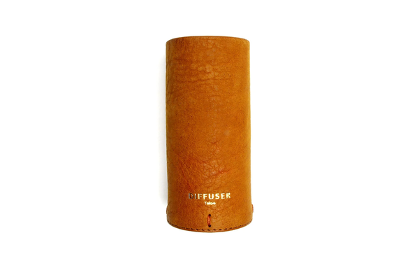 Diffuser - Damege Leather Stand - Orange & Light Brown