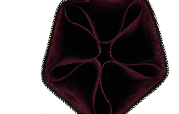 Diffuser - Pentagonal Prism Storage Box - Black & Bordeaux (5 Frame)