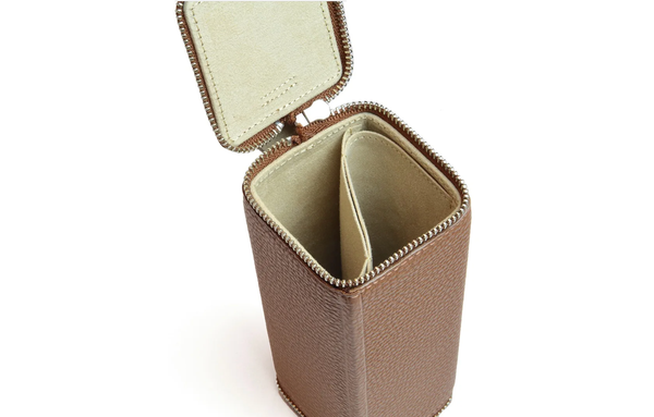 Diffuser - Rhombus Prism Storage Box - Saddle Tan & Ivory (2 Frame)