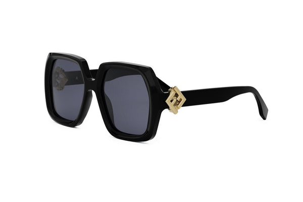 FF Diamonds Black Square Sunglasses – Good See Co display picture 1