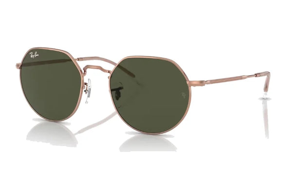 Ray ban glasses rose gold sale