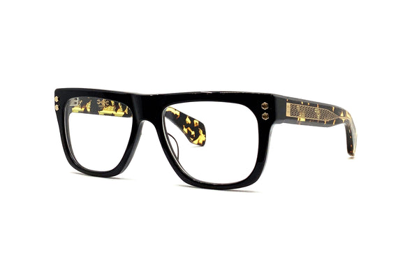 Hoorsenbuhs Eyeglasses - Model VIII (Black/Tokyo Tortoise Temples)