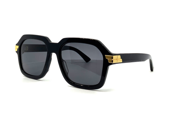 ★BOTTEGA VENETA★ BV1123S 001 Bottega Veneta™ BV1123S Irregular Sunglasses | EyeOns.com