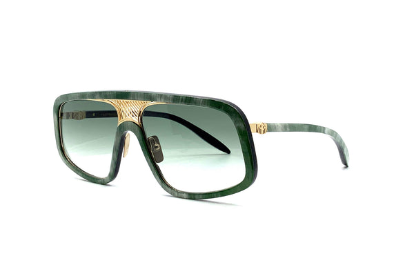 Maybach Eyewear - The Creator I (Mellow Gold/Golf Green White Marbled)