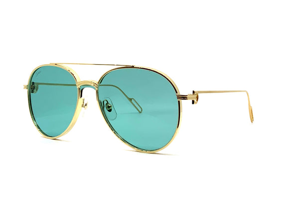 NWT Cartier Première de Cartier CT0273S - 002 Sunglasses Cartier C de Cartier Brown Pilot Unisex Sunglasses CT0273S  main image 3