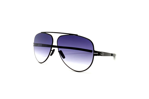 IC! Berlin Gradient Black Sunglasses, Oversized, Model Maiko IC! Berlin Gradient Black Sunglasses, Oversized, Model Maiko main image 2