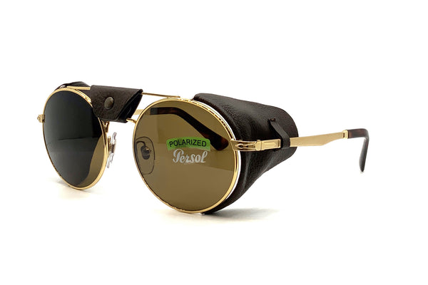 Persol - 2496-SZ [52] (Gold | Polarized Brown) – Good See Co display picture 1