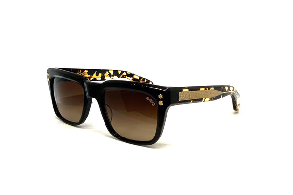 Hoorsenbuhs Sunglasses - Model V (Black/Tortoise Temples)