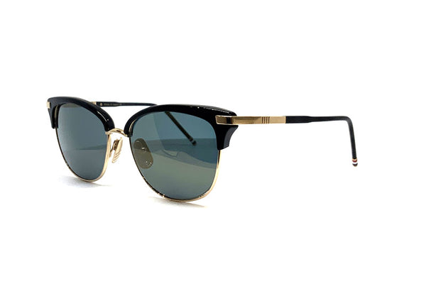 Authentic THOM BROWNE TB-701-D-T-NVY-GLD-49 Sunglasses - 49