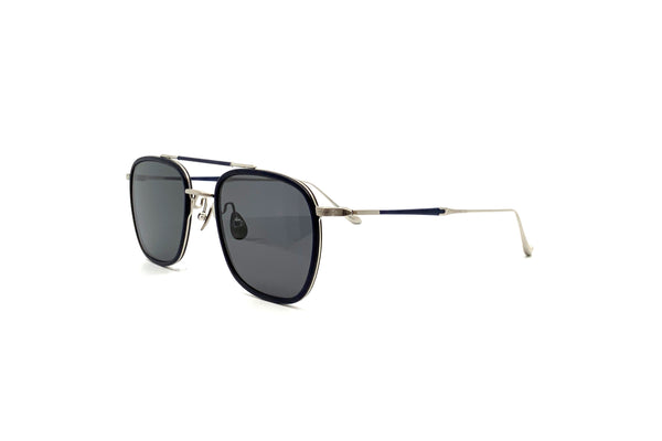 Matsuda - M3081 (Brushed Silver/Matte Navy) – Good See Co.