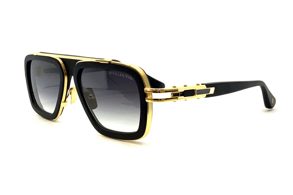 DITA LXN-EVO Sunglasses - Black and Gold Dita LXN-EVO DTS403 Sunglasses 01 Matte Black Yellow Gold  main image 3