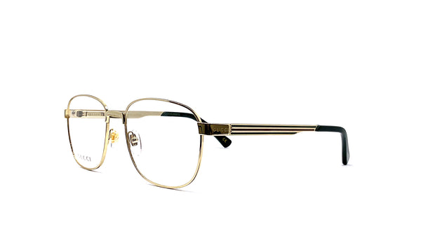メガネ Gucci GG1225O 001 Silver l Eyeglass Frame Gucci GG1225O men Silver Geometric Eyeglasses – Otticanet USA