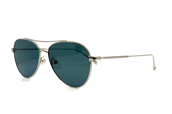 RARE! Garrett Leight Culver Silver Aviator Sunglasses Garrett Leight Culver Aviator Sunglasses - Silver Sunglasses  main image 4