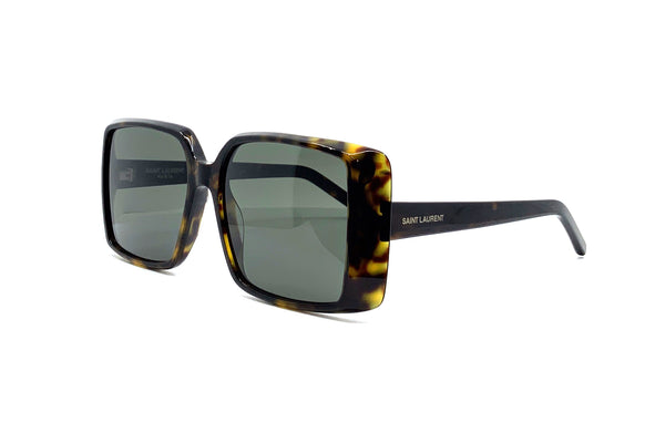 Saint Laurent Tortoiseshell Oversized Square Sunglasses - SL 451 003 Opticontacts.com -- Saint Laurent SL 451 main image 2