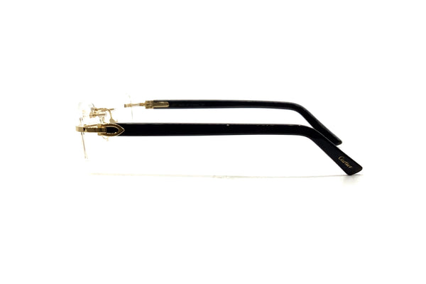 CARTIER リムレスメカネ CT0048O 004 Cartier - C Décor - CT0048O (004) – Good See Co.