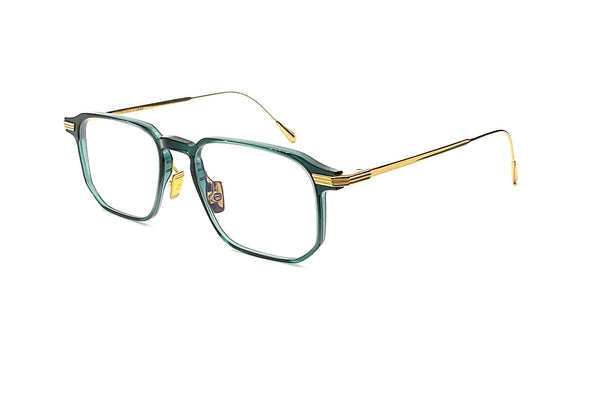 Cutler and Gross - 0007 (Green on 24K Yellow Gold)