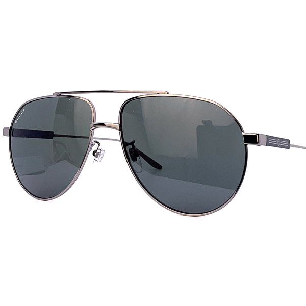 サングラス Gucci Sunglasses GG1311S 001 Big Double Bridge Aviator Gucci - GG1311S (001) – Good See Co.