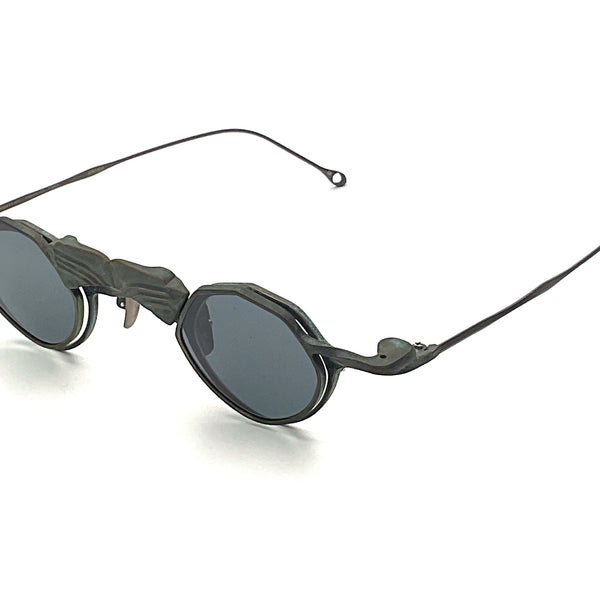 017010 BADA GRACE 410-ATG サングラス Lunetta BADA SUNGLASSES【BLACK-GREEN】｜CHALLENGER｜MELTING POT