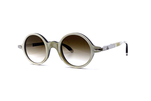 Maybach Eyewear - The Alternative II (Palladium/White Marble/Black/Umber)