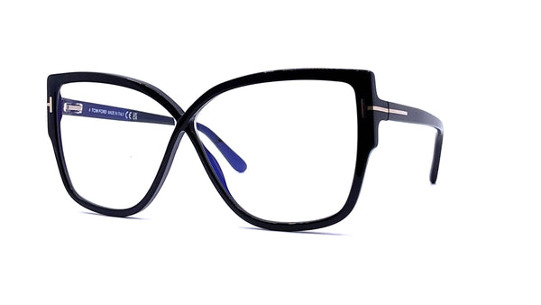 Tom Ford - Blue Block Rounded Butterfly Opticals TF5828 (ECO 001)