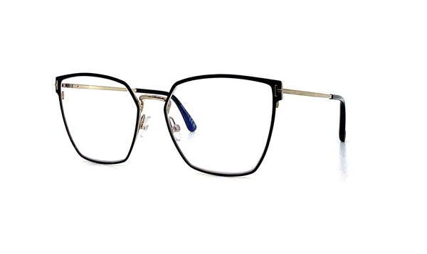Tom Ford - Blue Block Soft Square Opticals TF5574-B (Black)
